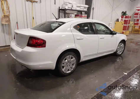 2013 Dodge Avenger Se from USA, damaged, VIN 1C3CDZAB6DN773218